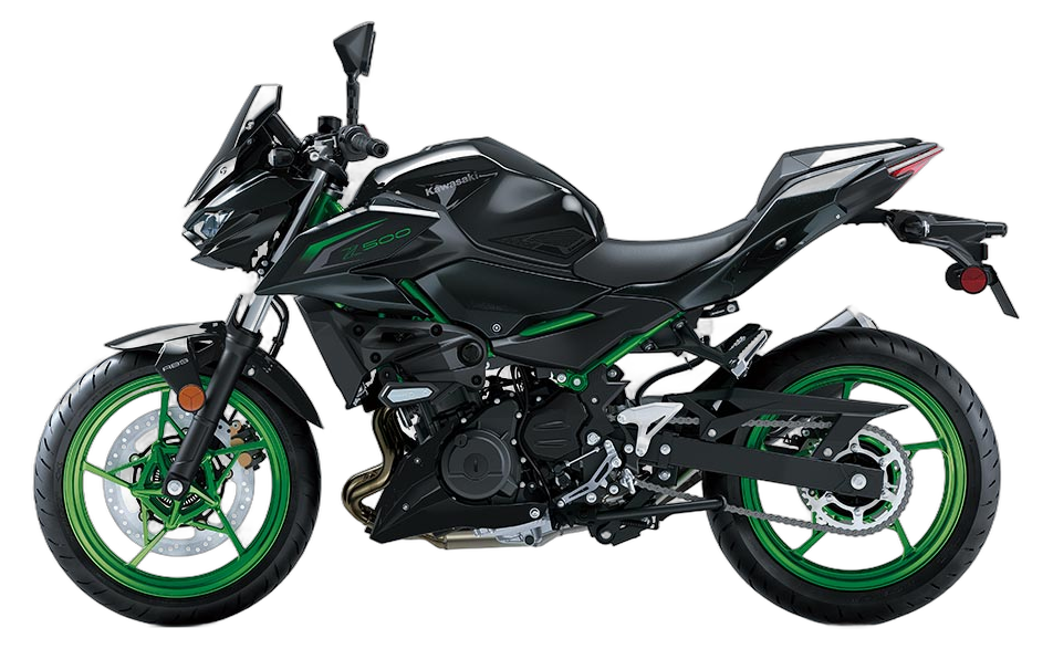 Foto lateral - Kawasaki Z500