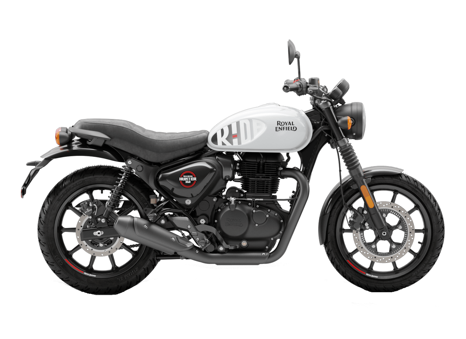 Foto lateral - Royal Enfield Hunter 350